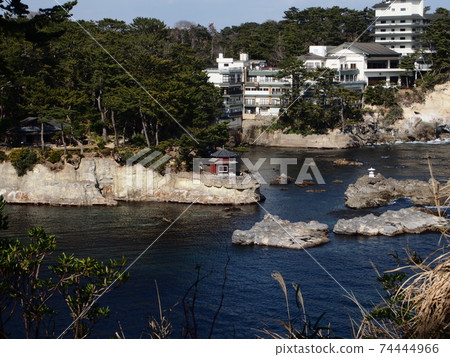 Rokkakudo seen from Izuramisaki Park Rokkakudo seen from Izuramisaki Park 74444966