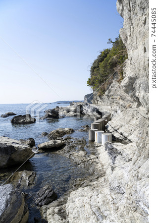 Rocky road near Bishamon, Miura City, Kanagawa Prefecture Rocky road near Bishamon, Miura City, Kanagawa Prefecture 74445085