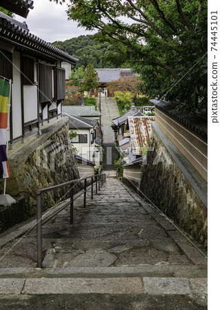 Eifukuji Temple Overlooking Eifukuji Temple from Saihoin, Taishi-cho, Minamikawachi-gun, Osaka Prefecture 74445101