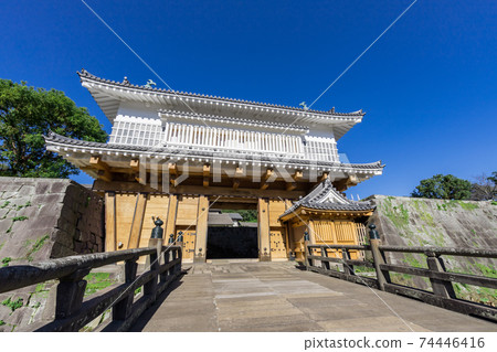 Tsurumaru Castle Ruins Goromon, Kagoshima City, Kagoshima Prefecture 74446416