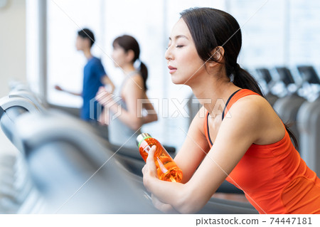Women's fitness sports gym exercise 74447181