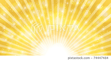 閃亮的集中線背景 74447484