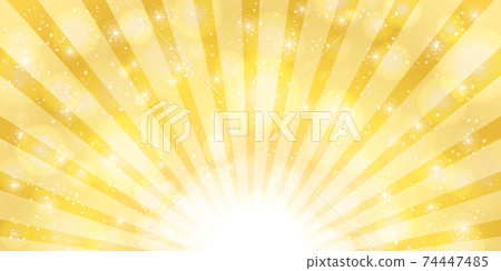 閃亮的集中線背景 74447485