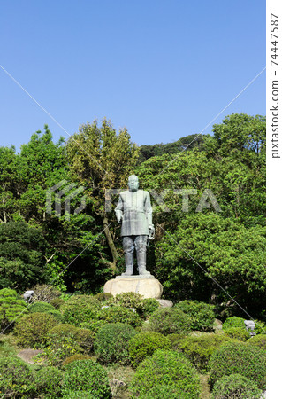 明治維新的三位貴族，鹿兒島縣鹿兒島市西鄉高森雕像 74447587