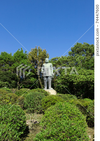 Three Great Nobles of the Meiji Restoration, Saigo Takamori Statue, Kagoshima City, Kagoshima Prefecture Three Great Nobles of the Meiji Restoration, Saigo Takamori Statue, Kagoshima City, Kagoshima Prefecture 74447600