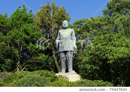 Three Great Nobles of the Meiji Restoration, Saigo Takamori Statue, Kagoshima City, Kagoshima Prefecture 74447604