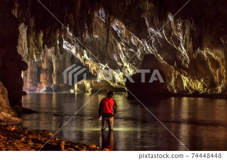 Tham Lod Cave. Tham Lod Cave. 74448448