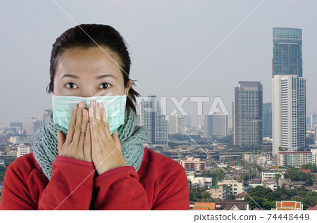 Bangkok air pollution. Bangkok air pollution. 74448449