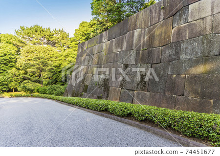 故宮東御苑,前江戶城,中ja門遺跡,中之門遺跡,Ninomaru,Sannomaru,故宮花園,石垣 故宮東御苑,前江戶城,中ja門遺跡,中之門遺跡,Ninomaru,Sannomaru,故宮花園,石垣 74451677