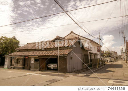 Showa era tobacco shop old photo street corner 74451836
