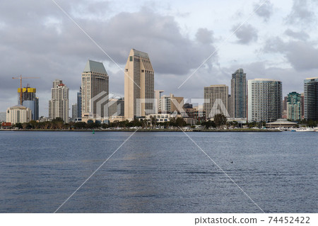 美國加利福尼亞州聖地亞哥市中心 74452422