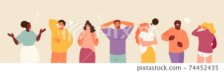 People experiencing stress and negative emotions People experiencing stress and negative emotions 74452435