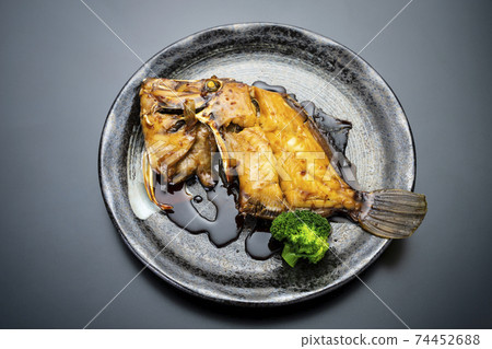 Boiled delicious book Kawahagi, sweet and spicy winter taste, liver, delicacy, home-drinking appetizer 74452688