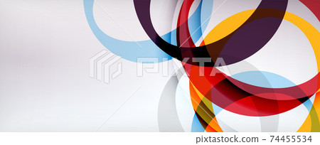 Ring geometric shapes, o letter repetition wallpaper. Abstract background for business or technology presentations, internet posters or web brochure covers Ring geometric shapes, o letter repetition wallpaper. Abstract background for business or technology presentations, internet posters or web brochure covers 74455534
