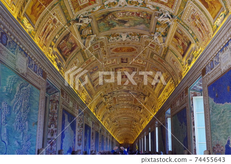 梵蒂岡博物館走廊 74455643
