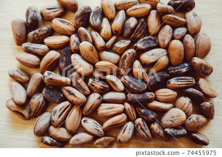 Raw cocoa beans Raw cocoa beans 74455975