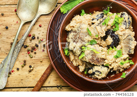 Goulash with beef stew Goulash with beef stew 74456128