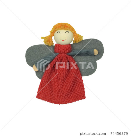 angel with red hair in a red dress isolated angel with red hair in a red dress isolated 74456879