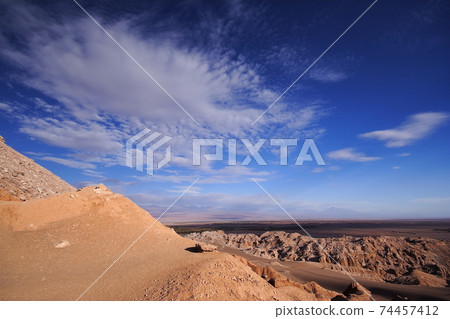 Valle de la Luna in the Atacama Highlands, Chile 74457412