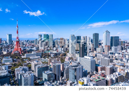 《Tokyo》 Tokyo city image business district 《Tokyo》 Tokyo city image business district 74458439