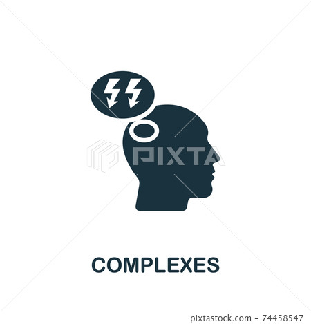 Complexes icon. Simple element from psychology collection. Creative Complexes icon for web design, templates, infographics and more Complexes icon. Simple element from psychology collection. Creative Complexes icon for web design, templates, infographics and more 74458547