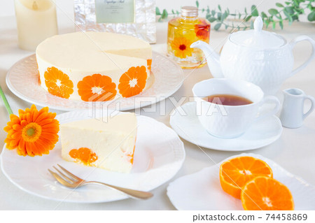 Image of tea time Tangerine cake Image of tea time Tangerine cake 74458869