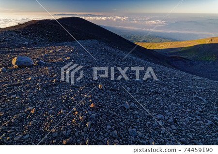 富士山和會平山的風景 富士山和會平山的風景 74459190