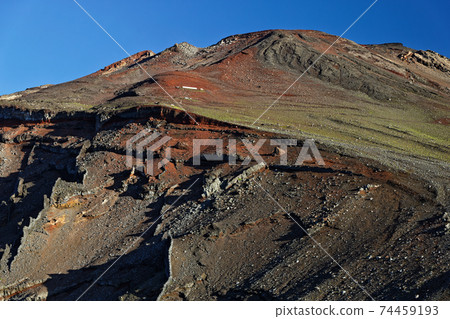 從會營山眺望的富士山峰和會營火山口 從會營山眺望的富士山峰和會營火山口 74459193