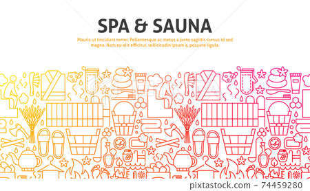 Spa Sauna Concept Spa Sauna Concept 74459280