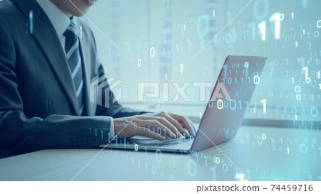 Digital transformation Digital transformation 74459716