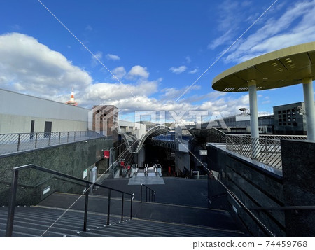 Long stairs at Kyoto Station Long stairs at Kyoto Station 74459768
