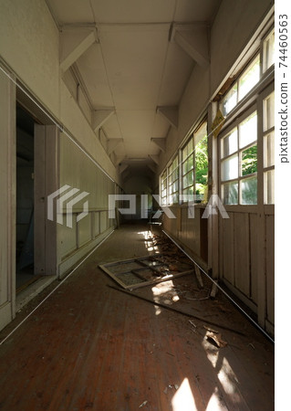 Ruined Yamanashi Egusa Elementary School Abandoned School Music Room 74460563