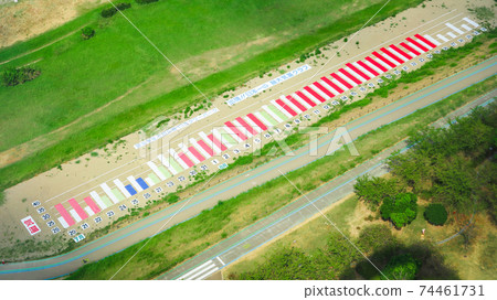 Huge temperature graph seen from Twin Arch 138 <Ichinomiya City, Aichi Prefecture> 74461731
