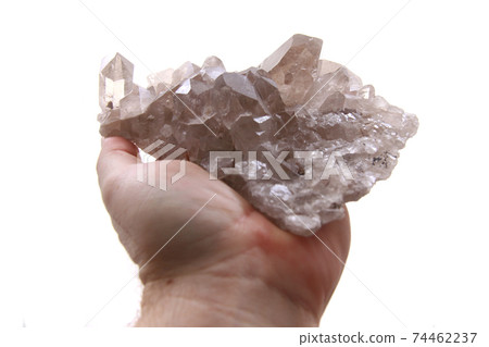crystal isolated on the white background crystal isolated on the white background 74462237