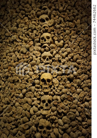 Human bones and skulls as pirate texture 74462662