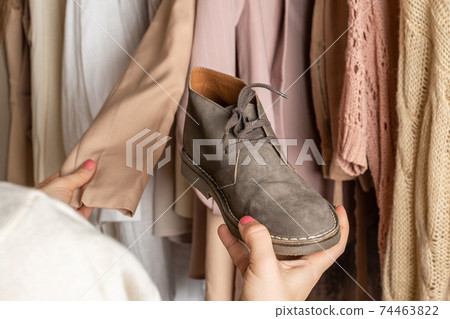 Paper with word break up on a floor with withered flowers. Heart broken. Divorce 74463822