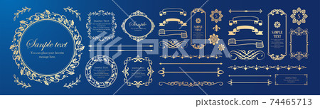 Luxury frame design set 74465713