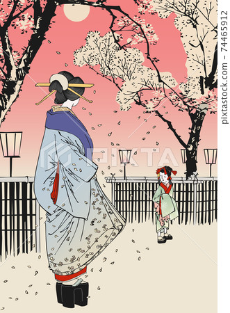 Yoshitoshi Tsukioka One Hundred Aspects of the Moon "Yukaku" Kuruwa no Tsuki Yoshitoshi Tsukioka One Hundred Aspects of the Moon "Yukaku" Kuruwa no Tsuki 74465912