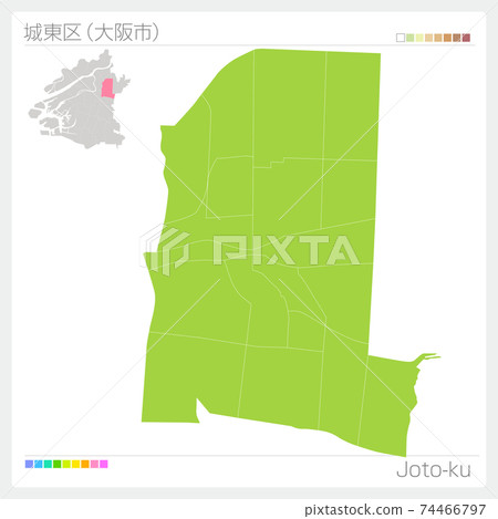 城東區城東區（大阪市，24區） 74466797