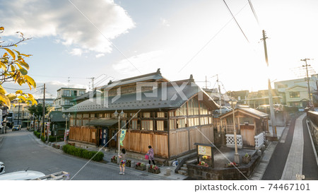 源於飯坂溫泉，Sabako Yu，松尾芭蕉的飯坂溫泉Townscape也進入了這個溫泉 74467101