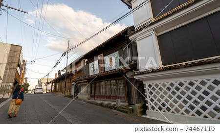 Iizaka Onsen Townscape A historic hot spring in the Iizaka area of Fukushima City, Fukushima Prefecture, a famous hot spring that represents Tohoku 74467110