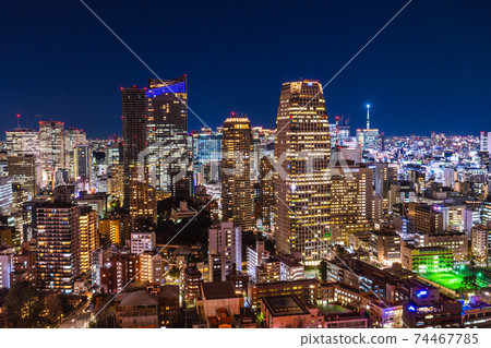 Tokyo cityscape of Japan View of office buildings such as Toranomon Hills and Toranomon Tokyo cityscape of Japan View of office buildings such as Toranomon Hills and Toranomon 74467785