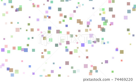 CG square background of many colorful squares CG square background of many colorful squares 74469220