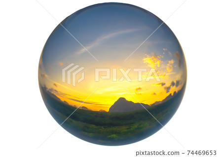 flip view of Samed Nang Chee inside the crystal ball flip view of Samed Nang Chee inside the crystal ball 74469653