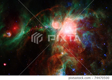 Outer space nebula, stars and galaxy. Elements of this image furnished by NASA Outer space nebula, stars and galaxy. Elements of this image furnished by NASA 74470500