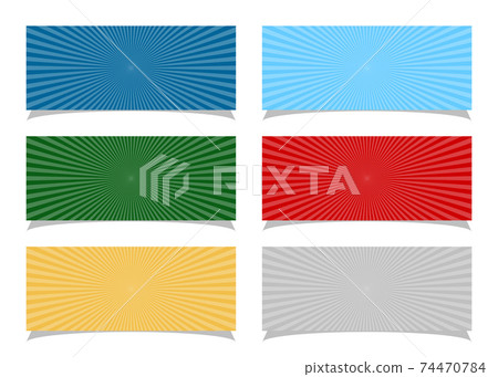 radial sun rays in different colors, vector banner templates set radial sun rays in different colors, vector banner templates set 74470784