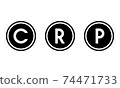 copyright, registered, sound recording copyright - intellectual property vector symbols 74471733