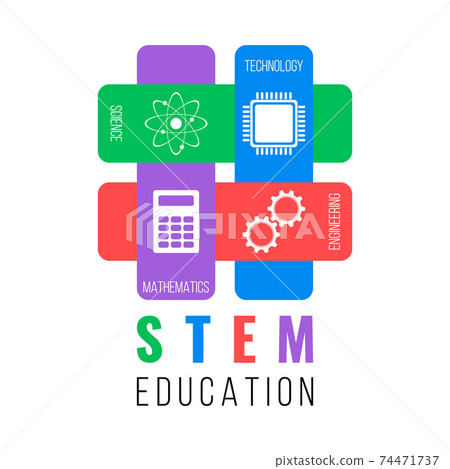STEM - science, technology, engineering, mathematics. Education concept STEM - science, technology, engineering, mathematics. Education concept 74471737