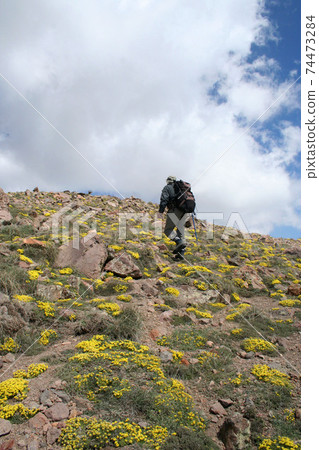 a view to Hasan Mountain in Turkey a view to Hasan Mountain in Turkey 74473284