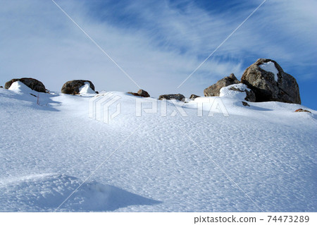 snow in Aladaglar,mountains in Turkey snow in Aladaglar,mountains in Turkey 74473289